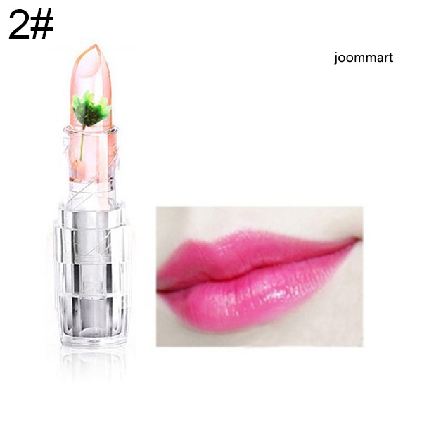 【JM】Flower Jelly Transparent Lipstick Temperature Color Changing Waterproof Lip Balm