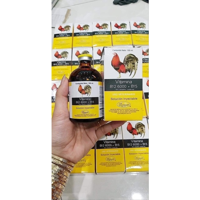 [Giá tốt] VITAMINA B12 6000+B15 100ml nuôi gà đá Bổ sung vitamin và dinh dưỡng