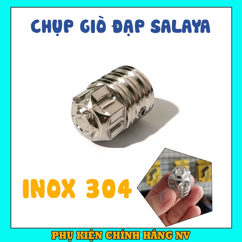 Chụp giò đạp Salaya inox 304 mẫu sao cao cấp gắn được cho nhiều dòng xe máy Wave, Sirius, Winner, Exciter, Raider,...