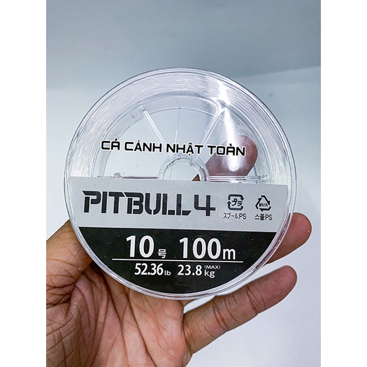 DÂY CƯỚC SHIMANO PITBULL 4 100 MÉT CÂU CÁ