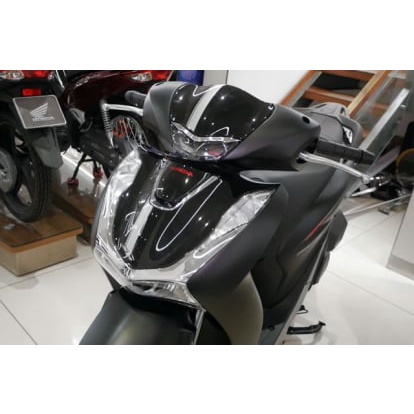Bộ ốp mặt nạ trước sh 2020-2021-2022 đen bóng honda