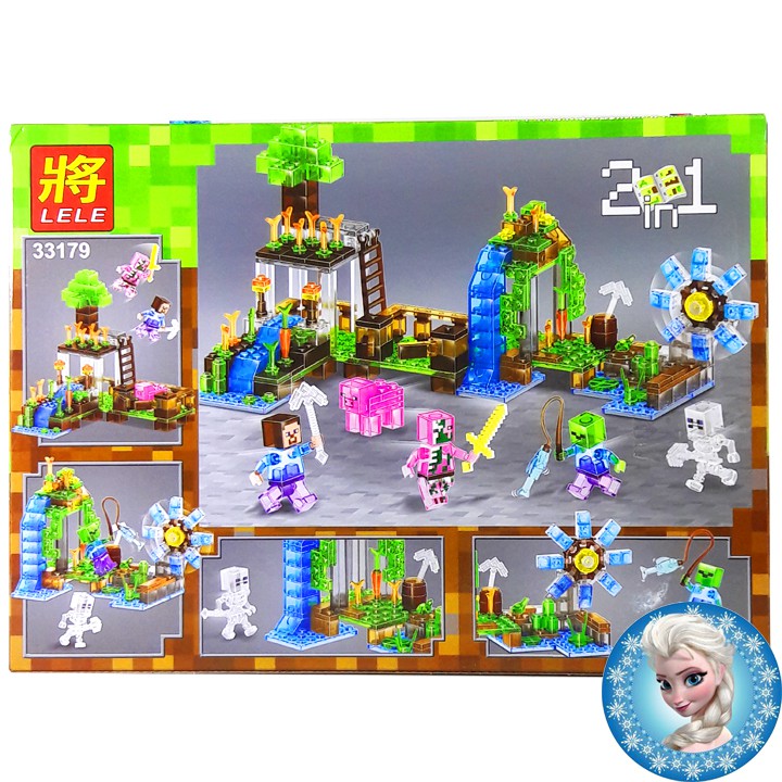 Bộ Lego Xếp Hình My World Minecraft. 163 Chi Tiết. Lego Lắp Ráp My World Minecraft 2018. Lego Ghép Hình Cho Bé