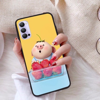 Ốp lưng oppo reno 4 viền dẻo tpu bst pig cute