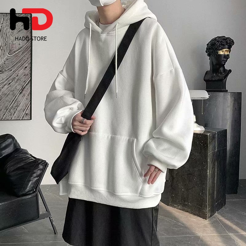 Áo Hoodie Nam Nữ Có Mũ Hado,Áo nỉ dài tay có mũ Unisex Cao Cấp Form Rộng Phong Cách Ulzzang