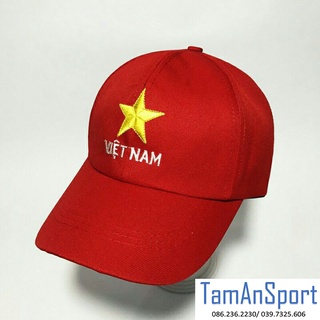 Mũ cờ đỏ sao vàng- Mũ lưỡi trai thể thao form đẹp