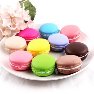 Đồ Chơi Nắn Bóp Giúp Giải Tỏa Căng Thẳng Hình Bánh Macaron Đáng Yêu