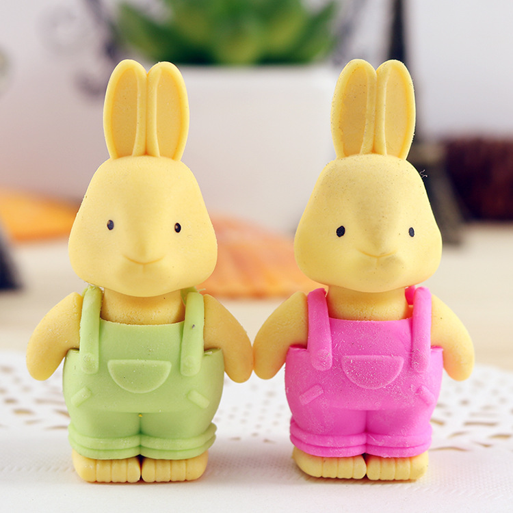 Gôm tẩy bút chì học sinh hình thỏ cute siêu sạch dễ thương giá rẻ cho bé NATO GT07
