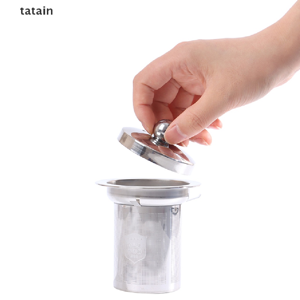 Reusable Stainless Steel Tea Strainer Mesh Infuser Basket Loose Tea Leaf Infuser CVX