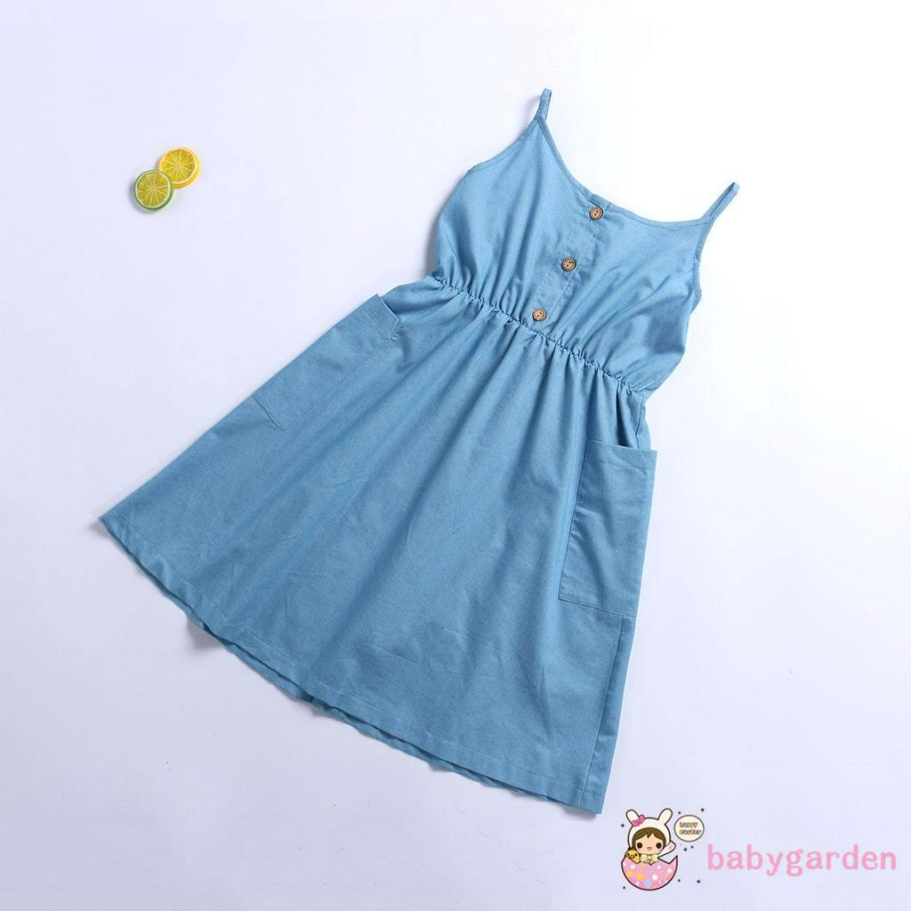 Đầm Dây Có Túi Dành Cho Mẹ Và Bé