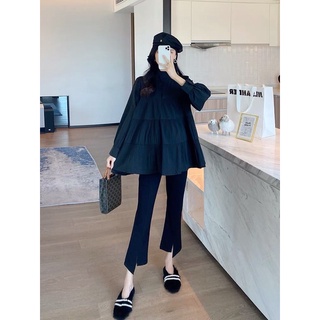 Quần bầu Xẻ Gấu Thời trang