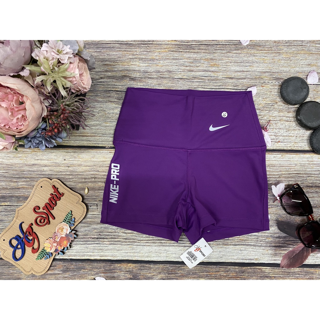 Quần tập Gym, Aerobic, Chạy bộ, Thể thao nữ, quần đùi  lưng cao, thun cao cấp, nhiều màu từ 45-70kg QN05