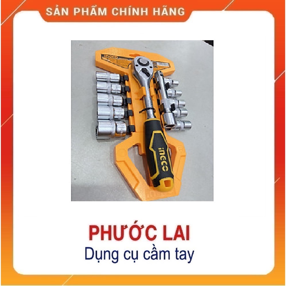 Bộ đầu tuýp 12 cái 10-24mm 1/2" INGCO HKTS12122