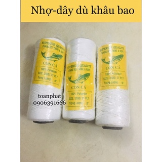 Nhợ, dây dù khâu bao, dây chỉ thợ xây