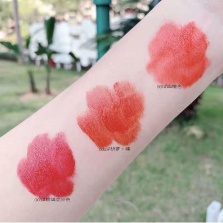 {sẵn hàng}𝙎𝙚𝙩 𝙨𝙤𝙣 𝙃𝙀𝙍 𝙊𝙍𝘼𝙉𝙂𝙀 trái tim 3c x slim lip gloss kit