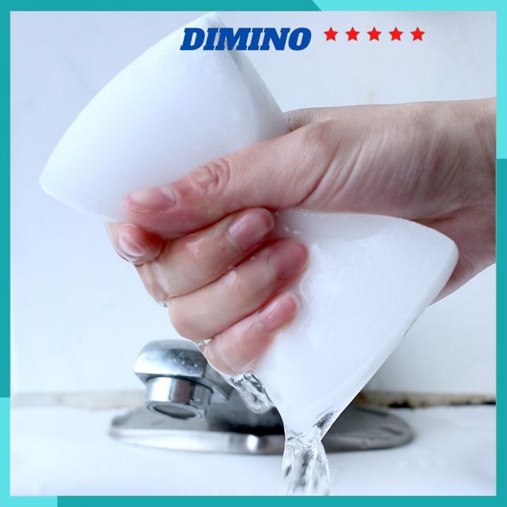 Miếng xốp bọt biển rửa bát đũa chén đĩa chà nồi chảo tẩy vết bẩn nhà bếp làm sạch đồ phòng tắm lau mặt kính ô tô Dimino
