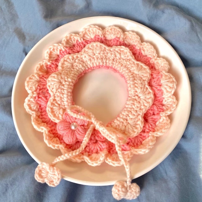 Yếm len handmade cho mèo,cún,thỏ,...