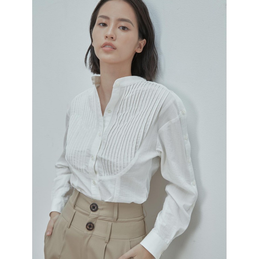 [Mã WABRMINI2 giảm 10% tối đa 50k đơn 250k] COCO SIN - Áo Sơ Mi Xếp Ly