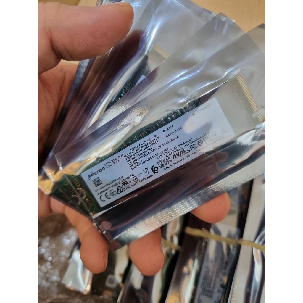 Ổ cứng SSD Micron 2200  256GB -  M2 2280 NVMe PCIe Gen 3 | BigBuy360 - bigbuy360.vn