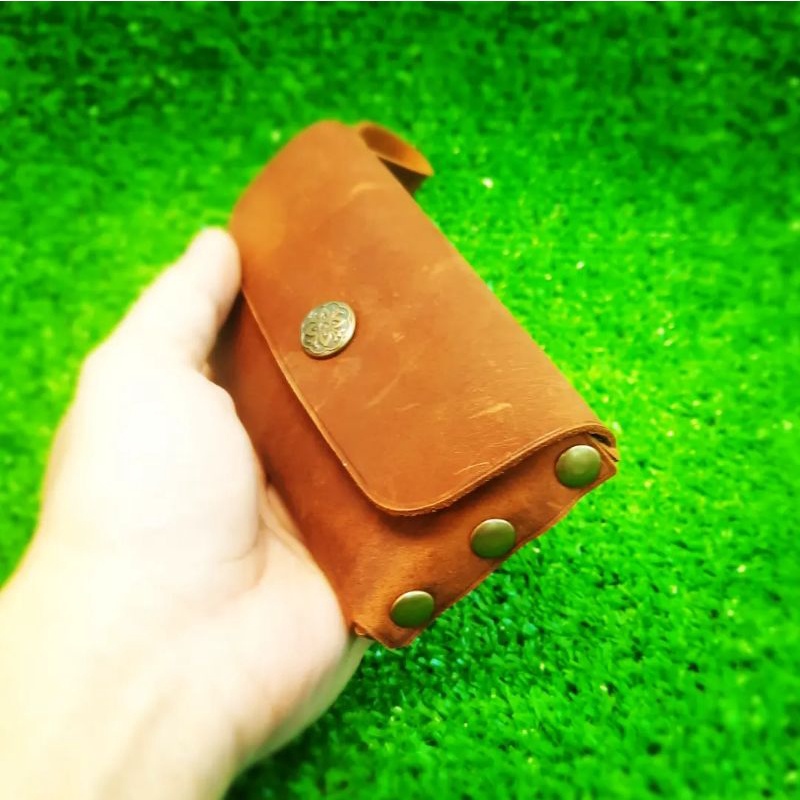 Ví Đựng Thẻ ATM, Thẻ Xe điện tử, Name Card, MINI Cầm Tay - đồ da thủ công Handmade