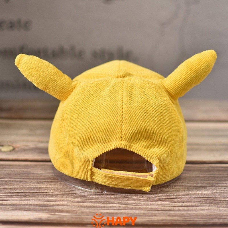 Mũ lưỡi trai Pikachu cho bé trai bé gái 1 tuổi - 5 tuổi
