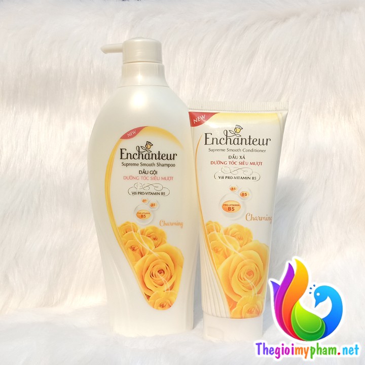 Dầu Gội Enchanteur Charming 650g + Dầu Xả Enchanteur Charming 170g