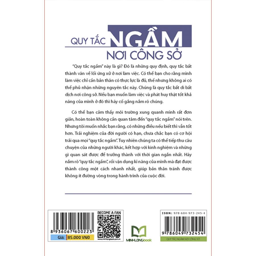 Sách: Quy Tắc Ngầm Nơi Công Sở - Những điều người mới chốn văn phòng cần biết - TSKN