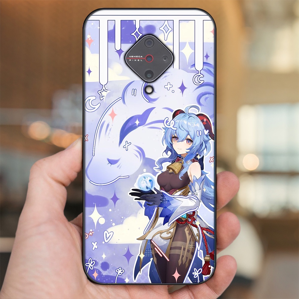 Ốp lưng Vivo S1 Pro viền đen in hình Ganyu Genshin Impact