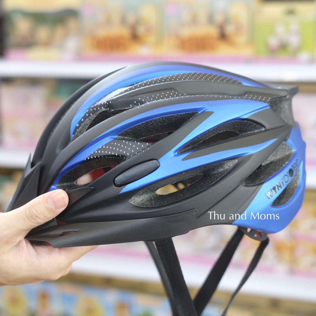 Protec Win 002 Mũ bảo hiểm xe đạp siêu nhẹ dành cho thiếu niên và người lớn xanh mờ