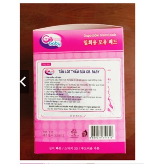 Miếng Lót Thấm Sữa GB Baby Hộp 24 Miếng