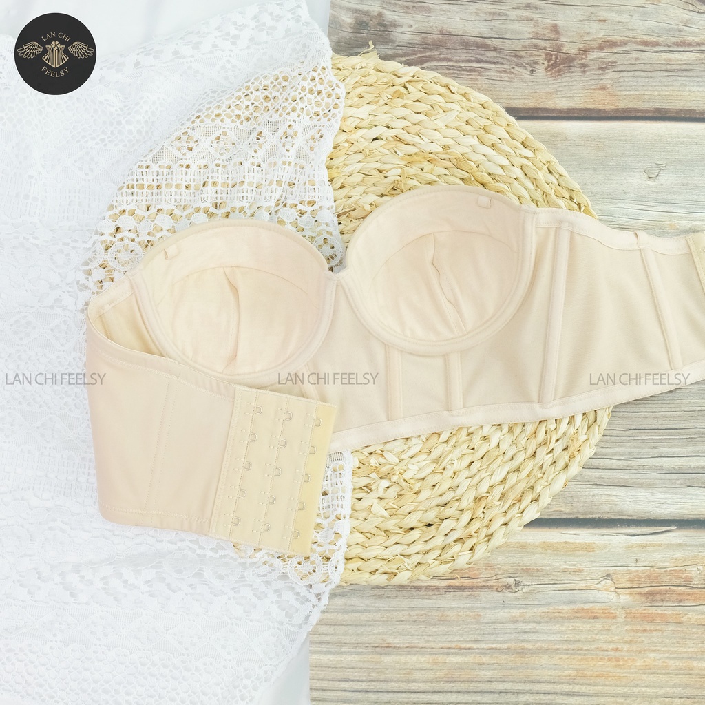 Áo ngực định hình bản to chống hằn, giảm mỡ lưng chính hãng BRA FEELSY B800 có gọng,nâng ngực, chống xệ mặc trong áo dài | BigBuy360 - bigbuy360.vn