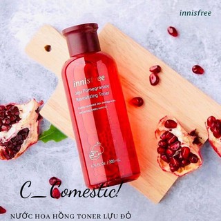 [CHÍNH HÃNG] [SALE SẬP SÀN] Nước Hoa Hồng Toner Lựu Đỏ Innisfree Chống Lão Hoá Trắng Da FREESHIP TOÀN QUỐC