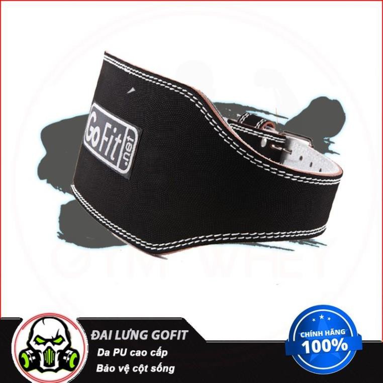 Đai lưng Thắt lưng Bảo vệ Cột sống Khi tập Gym Gofit - Leather Lifting Belt TPBS