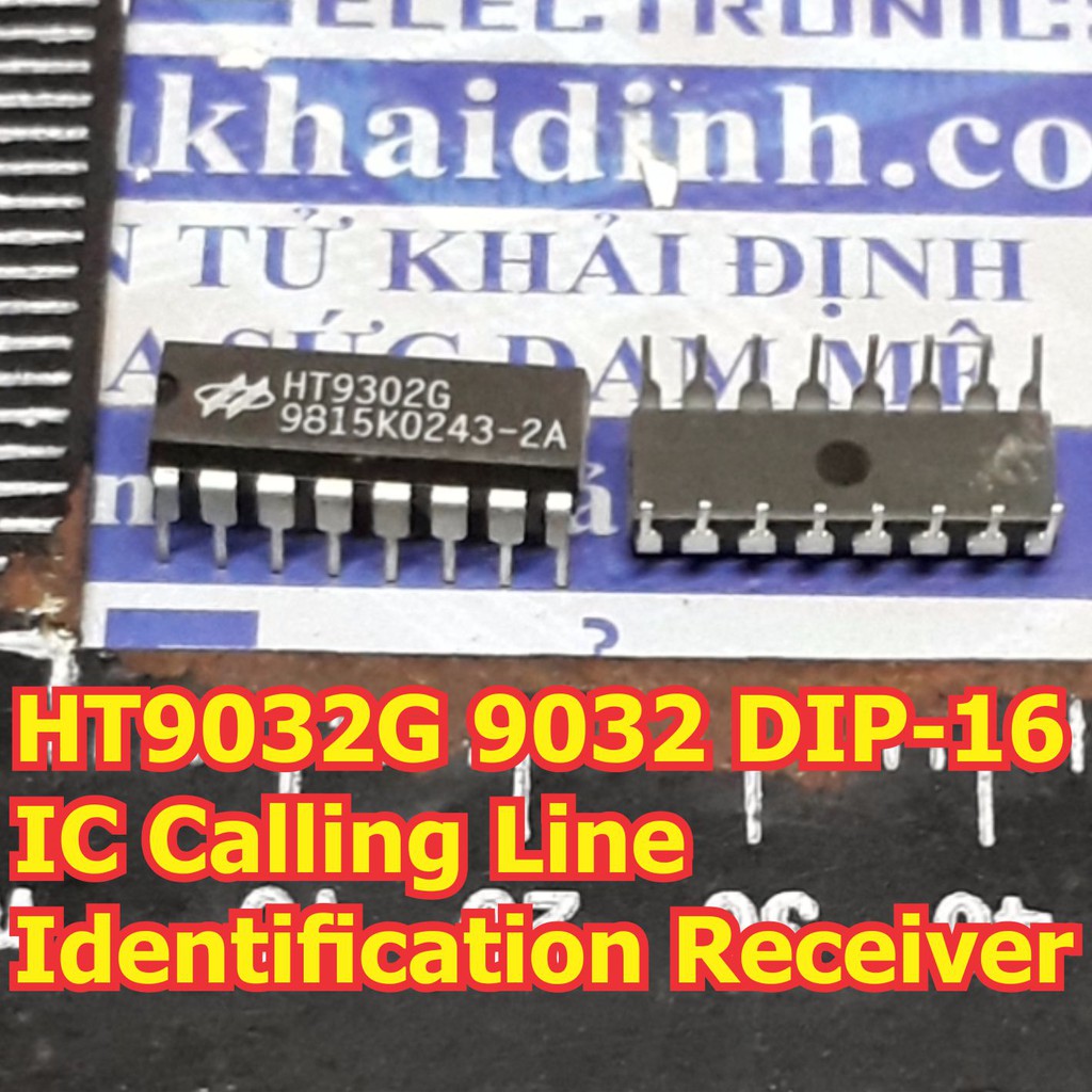3 con HT9302G 9302 DIP-16 IC Calling Line Identification Receiver kde6084