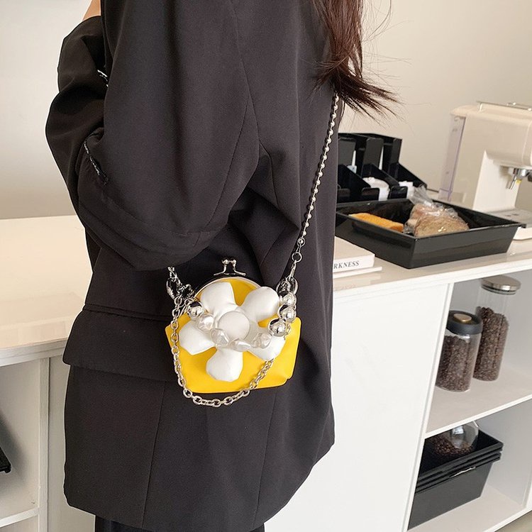 Túi Đeo Chéo Mini Họa Tiết Hoa Ba Chiều Phong Cách Mới 2022