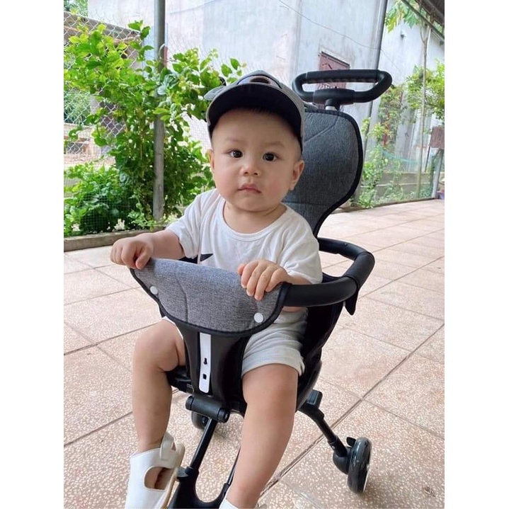 Xe đẩy gấp gọn đảo chiều đi du lịch siêu gọn nhẹ tiện dụng cho bé AD169