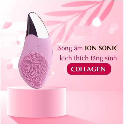 Máy rửa mặt sonicf 3 trong 1: rửa mặt, nâng cơ, thấm thấu dưỡng chất (ảnh thật)