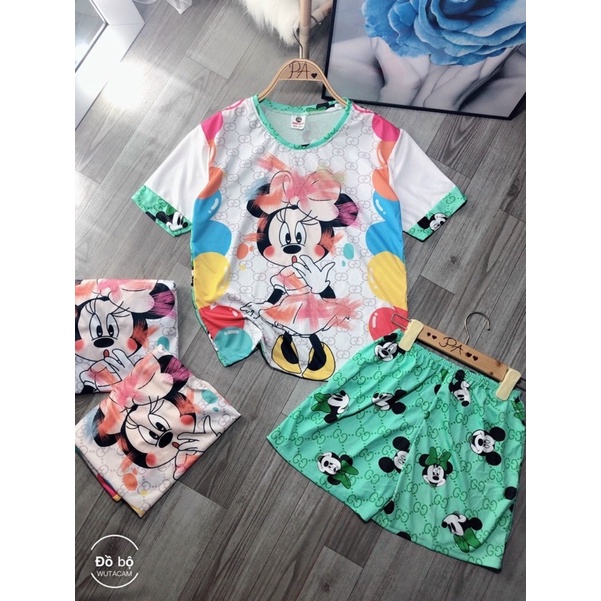 ❌❌ FREE SHIP ❌❌ Đồ bộ đùi thun, đồ bộ mặc nhà bò sữa siêu xinh ( ảnh kèm video thật)