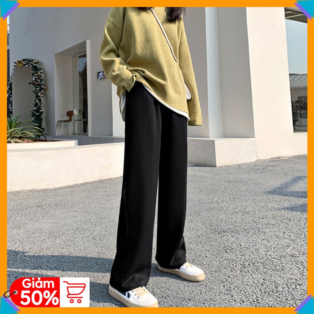 Quần jean nữ nam ống rộng cạp cao ulzzang, quần bò nữ baggy ống rộng phong cách phong cách Hàn Quốc | BigBuy360 - bigbuy360.vn