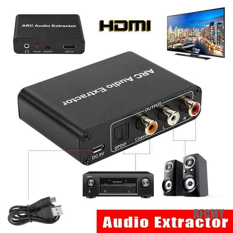 Bộ Chuyển Đổi Âm Thanh Afcmy Hdmi Digital Sang Analog Coaxail Arc 3.5mm Rca