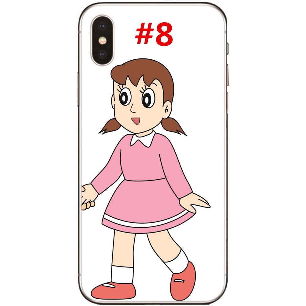 Ốp điện thoại TPU mềm in hình Doraemon xinh xắn cho iPhone X 6 6S 7 8 Plus 5 5S SE