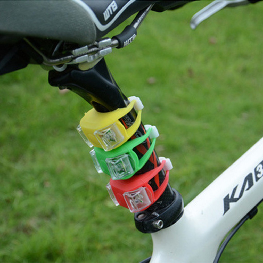 Đèn LED bánh trước xe đạp 2 bóng