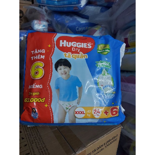 (Tặng 6 miếng) Huggies quần XXXL22