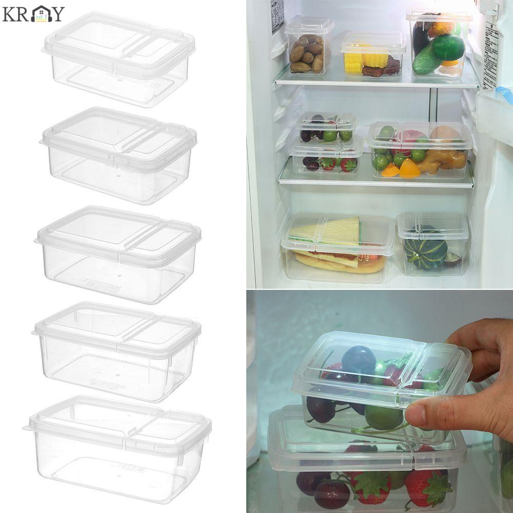 Hộp Đựng Thức Ăn Bằng Nhựa Có Nắp Lật 8 Kích Thước Chất Lượng Cao Cho Bé