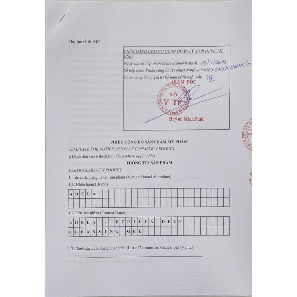 Sữa Rửa Mặt Tía Tô Adela (Rửa mặt sạch sâu - Tẩy Trang Dịu Nhẹ) | BigBuy360 - bigbuy360.vn