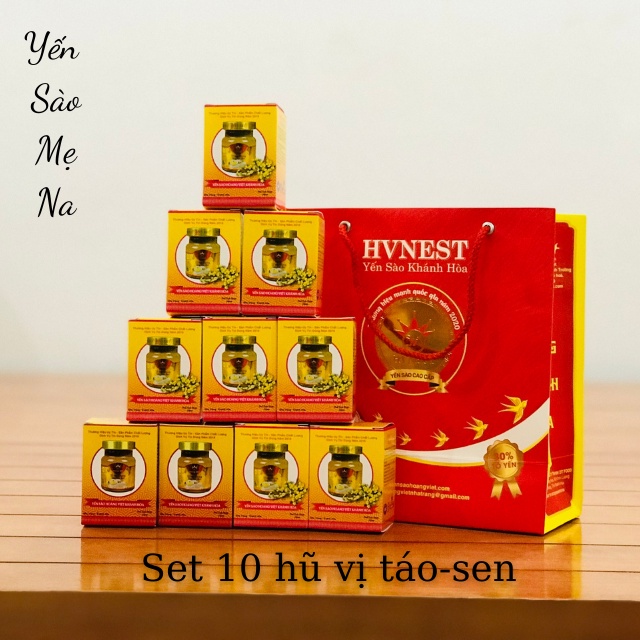 Hộp Quà 3-6-10 Tổ Yến Sào Khánh Hòa, Yến Sào Cao Cấp Kèm Túi Giấy