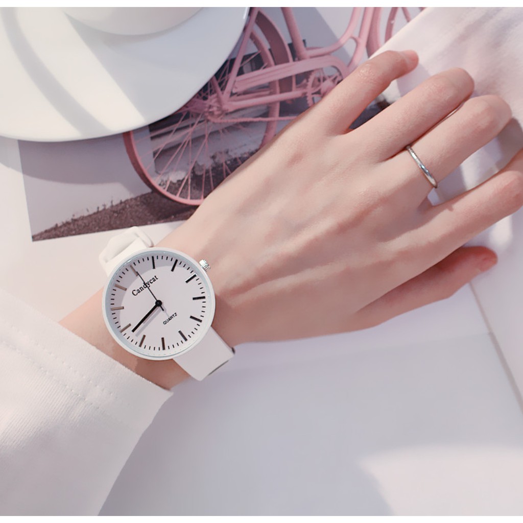 [CỰC ĐẸP] ĐỒNG HỒ NỮ DÂY CAOSU CANDYCAT NHIỀU MÀU PHONG CÁCH HÀN QUỐC | BigBuy360 - bigbuy360.vn