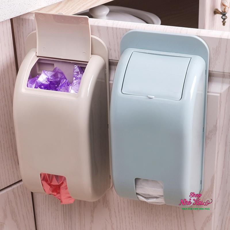 Hộp đựng túi nilon, túi đựng rác Việt Nhật dán tường thông minh