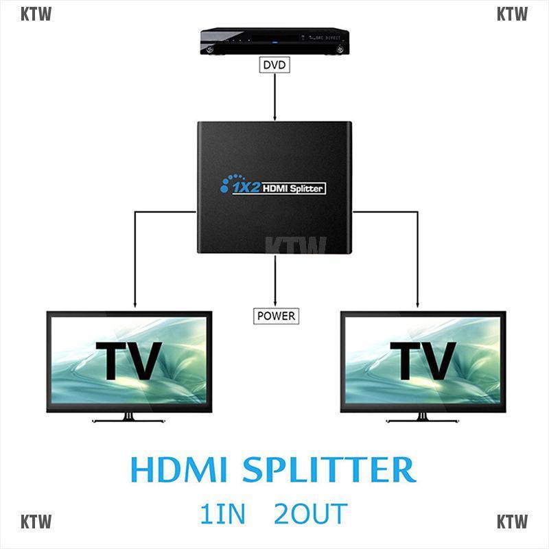 Thiết Bị Chia Tín Hiệu 1 Cổng Vào 2 Ra 1080P Hdcp 3D 4K Hdmi | BigBuy360 - bigbuy360.vn