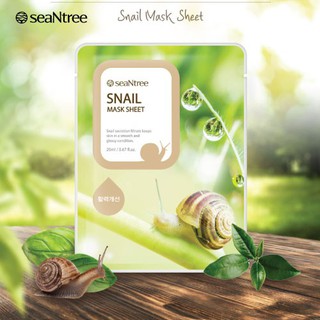 [Hàng Nhập Khẩu] Mặt Nạ Tinh Chất Ốc Sên Seantree Snail Mask Sheet 10ea