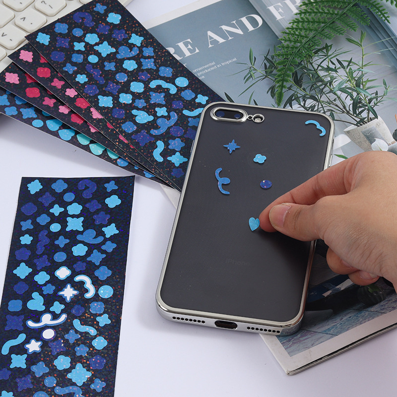 Sticker dán trang trí hình ngôi sao lấp lánh dễ thương